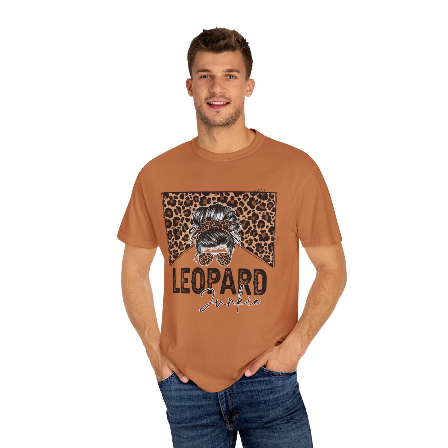 Leopard Junkie T-Shirt, Trendy Animal Print Tee for Fashion Lovers, Great for Casual Outings, Gift for Friends, Wild Style