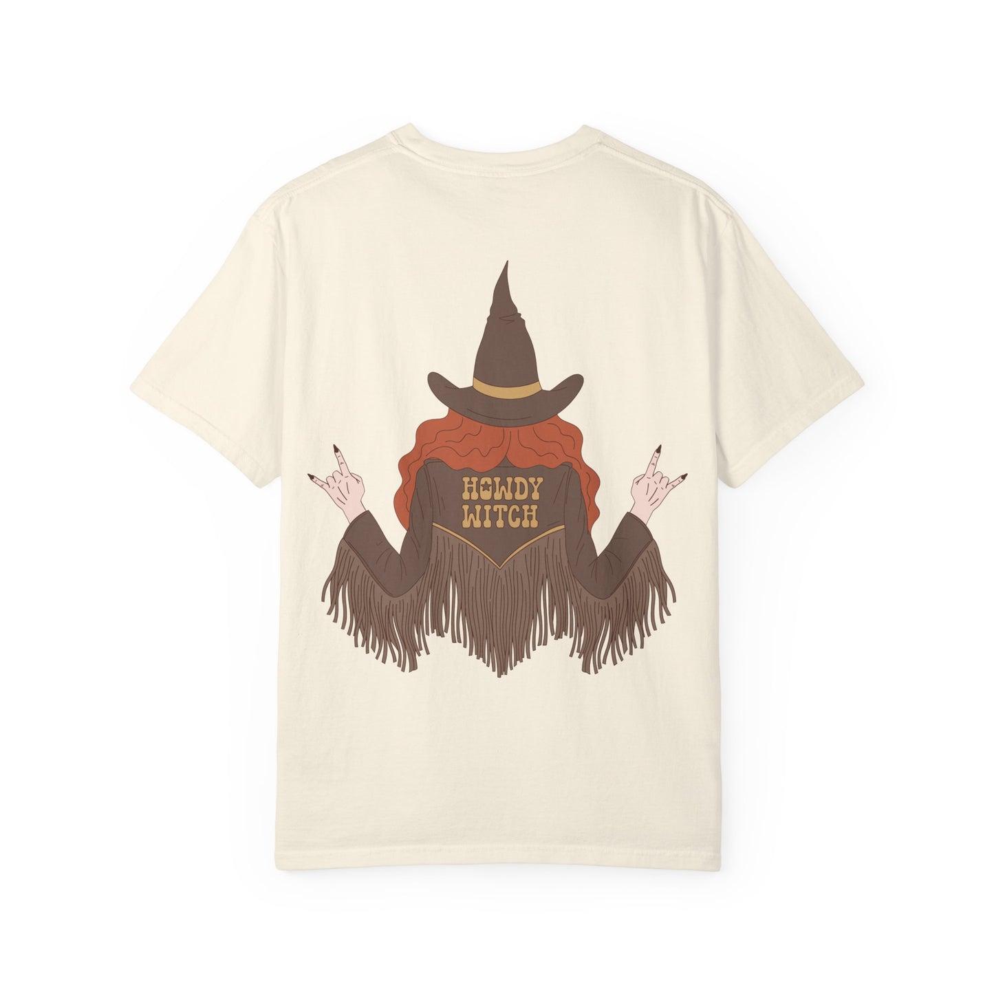 Howdy Witch Unisex T-Shirt, Witchy Apparel, Comfort Colors T-Shirt, Gift for Witches, Casual Witch Clothing | Halloween T-Shirt