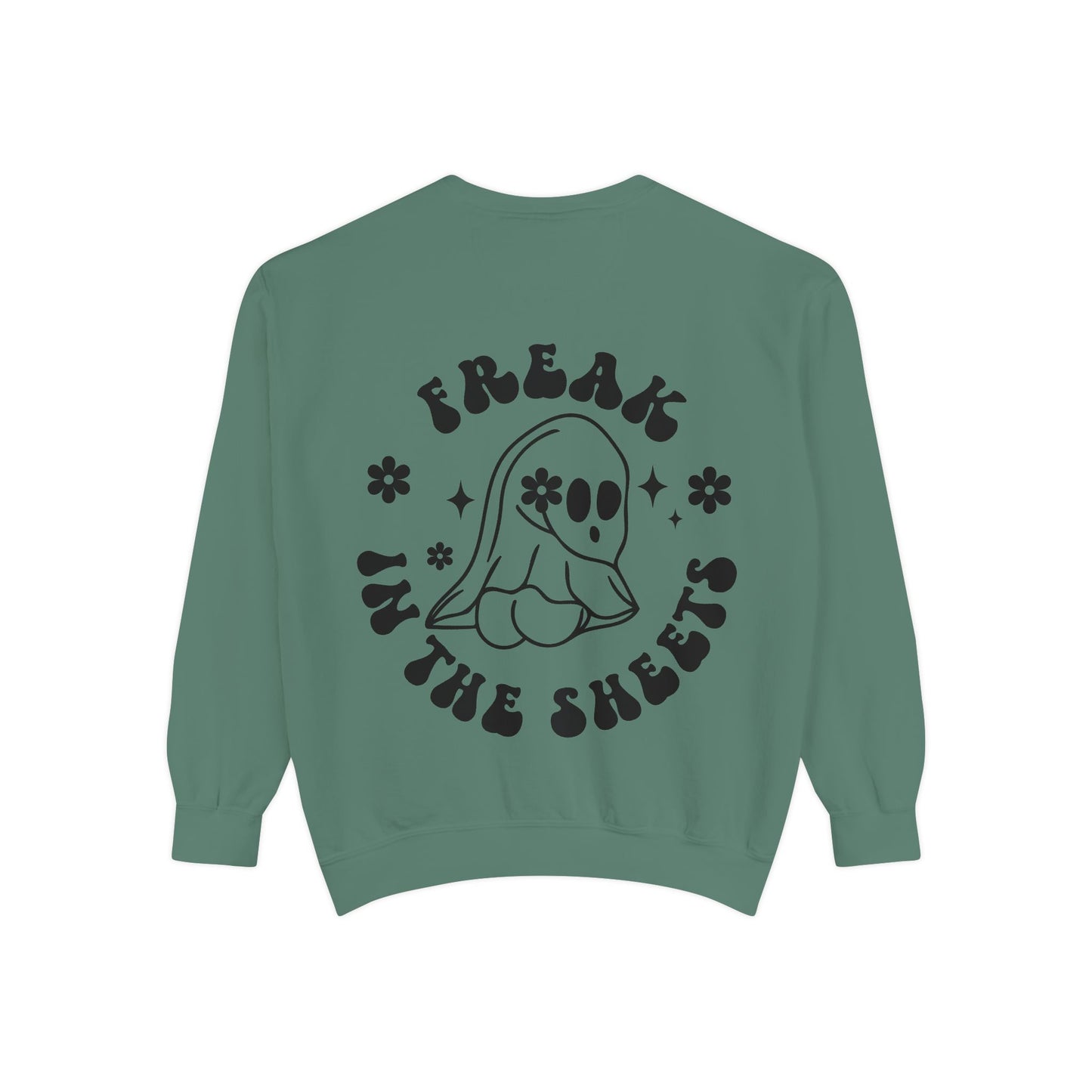 Freak in the Sheets Sweatshirt, Cozy Ghost-Themed Pullover, Cute Sweatshirt, Halloween Gift, Casual Style | Cute Ghost Crewneck | Halloween