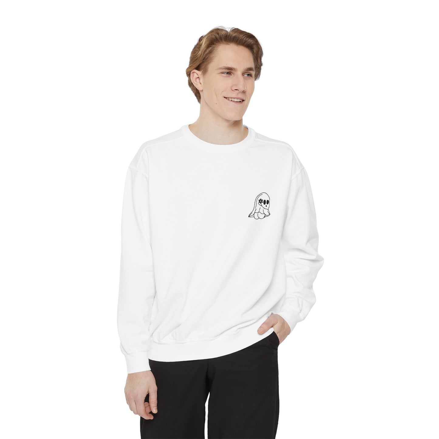 Freak in the Sheets Sweatshirt, Cozy Ghost-Themed Pullover, Cute Sweatshirt, Halloween Gift, Casual Style | Cute Ghost Crewneck | Halloween