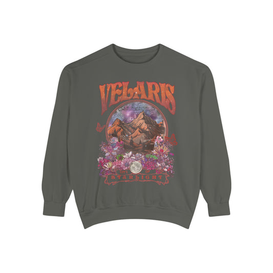 Velaris Starlight Sweatshirt, Cozy Graphic Sweatshirt, Gift for Readers & ACOTAR Lovers, Festival Sweatshirt, Velaris City Of Starlight
