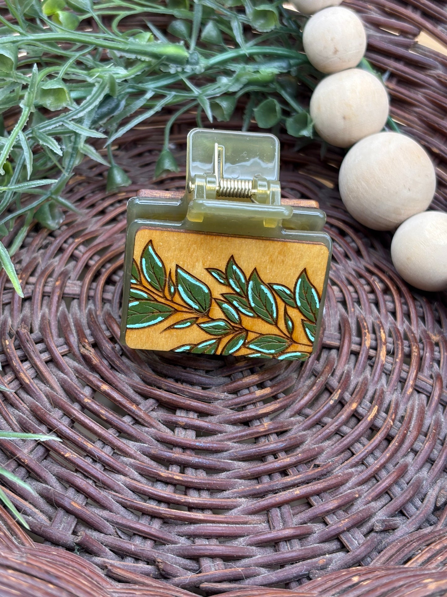 Leaf Stem Hair/Claw Clips