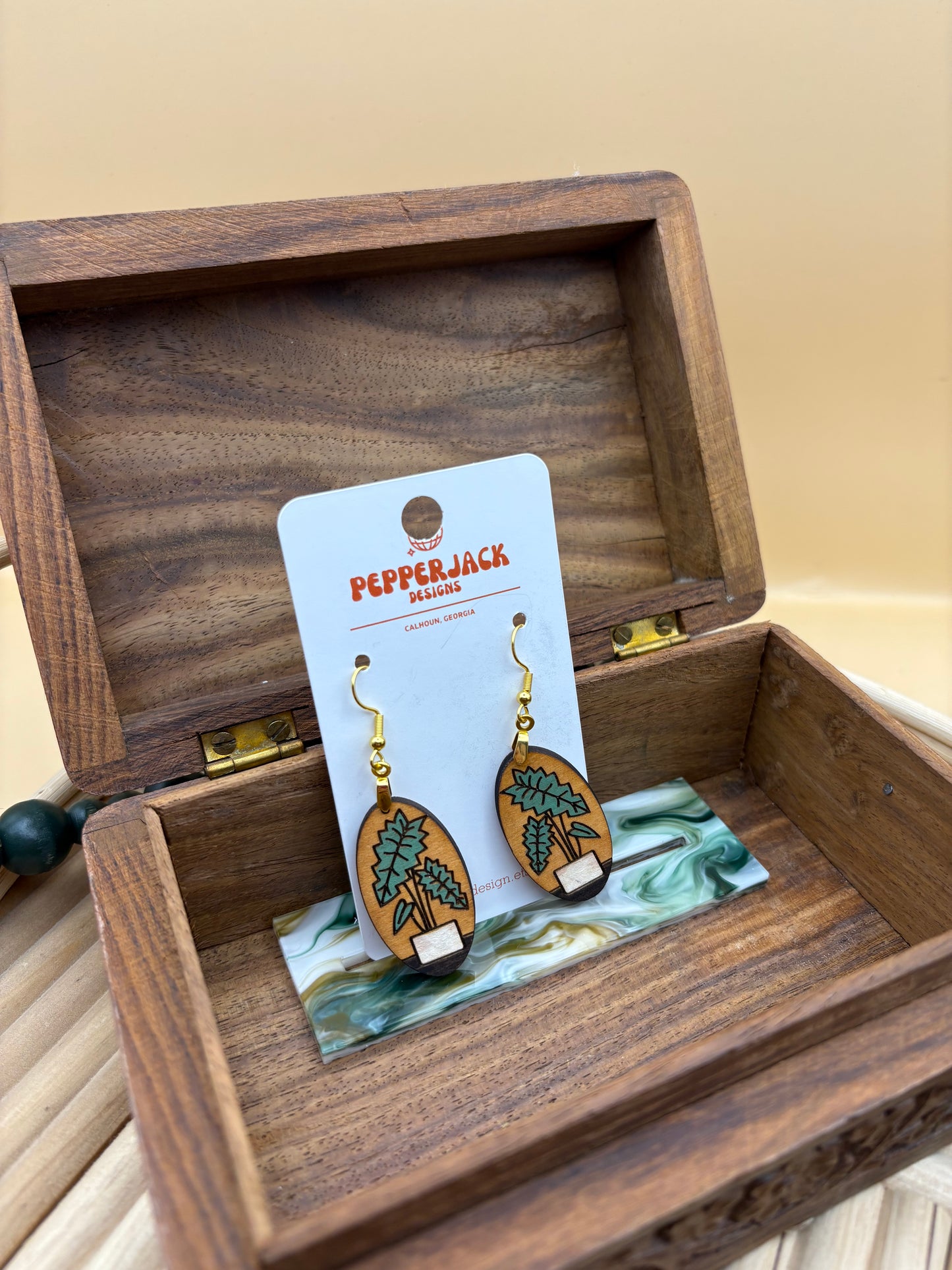 House Plant Earrings - Plant 3