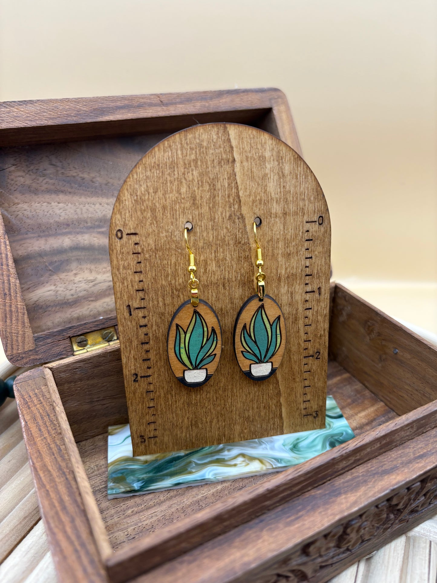 House Plant Earrings - Plant 4