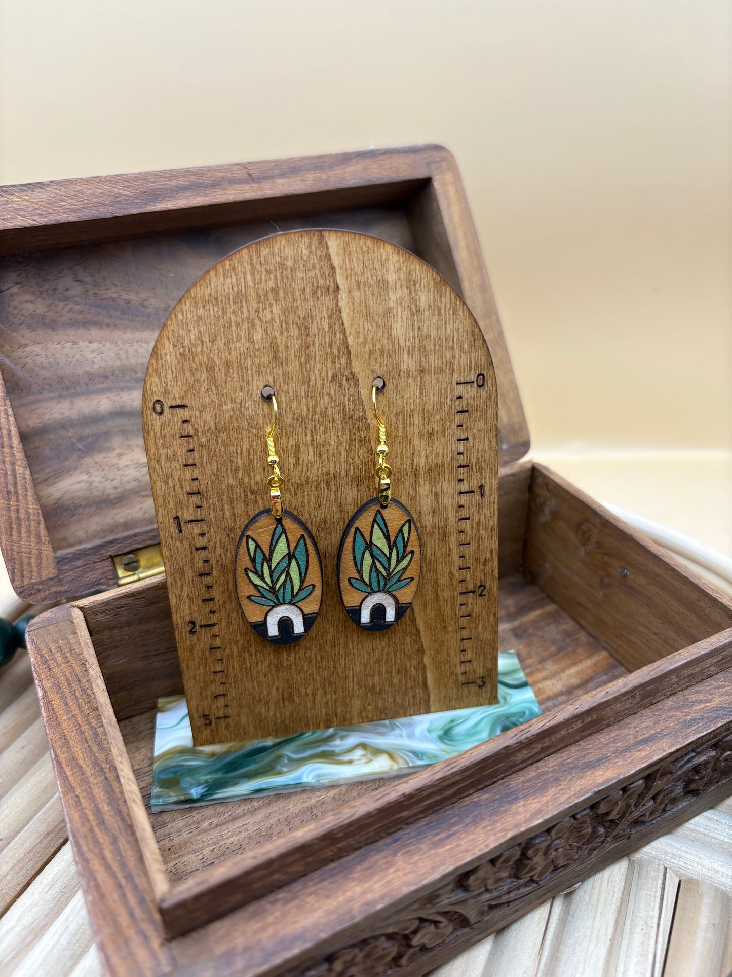 House Plant Earrings - Plant 5