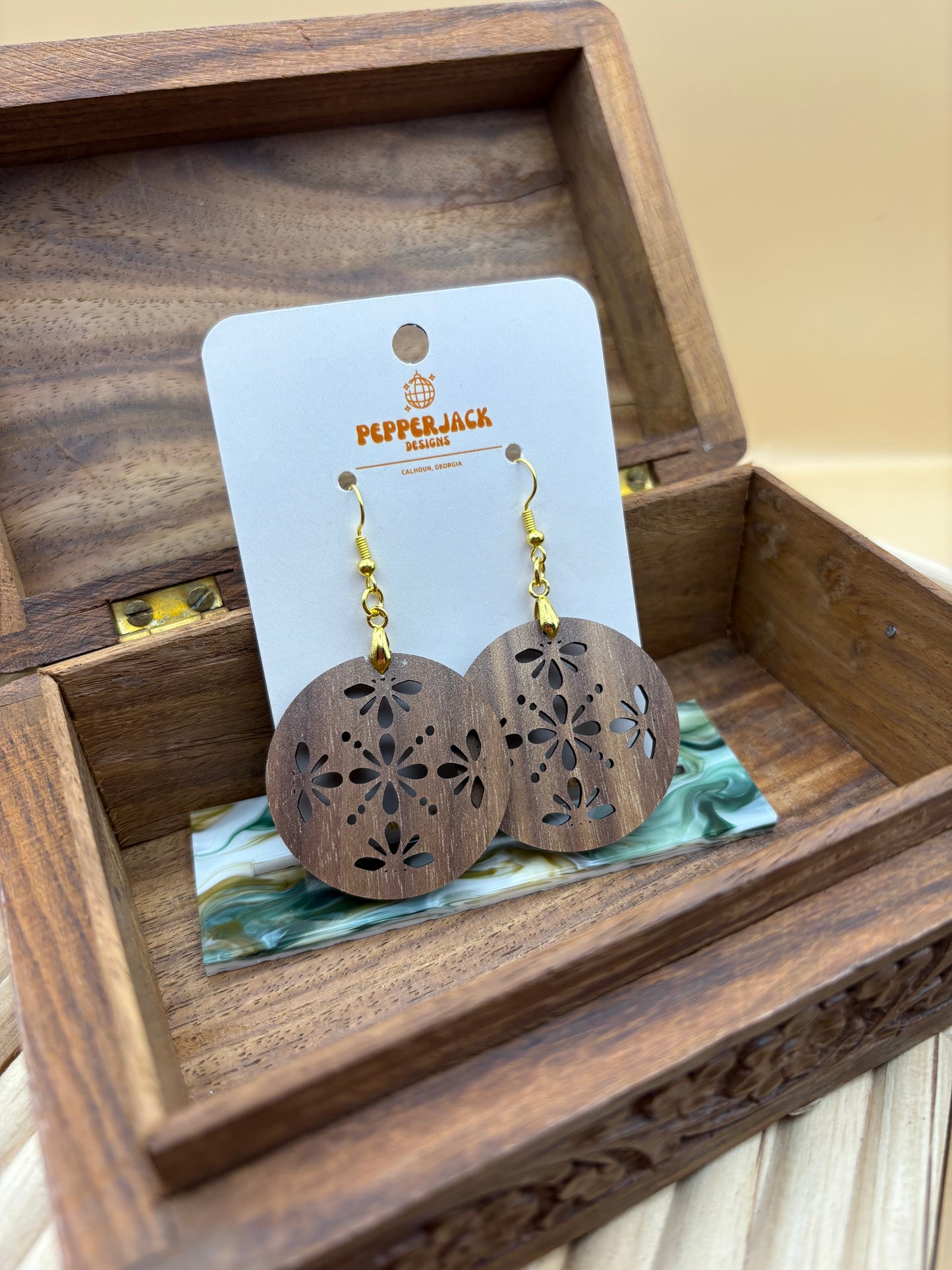 Geometric Round Earrings 1.0