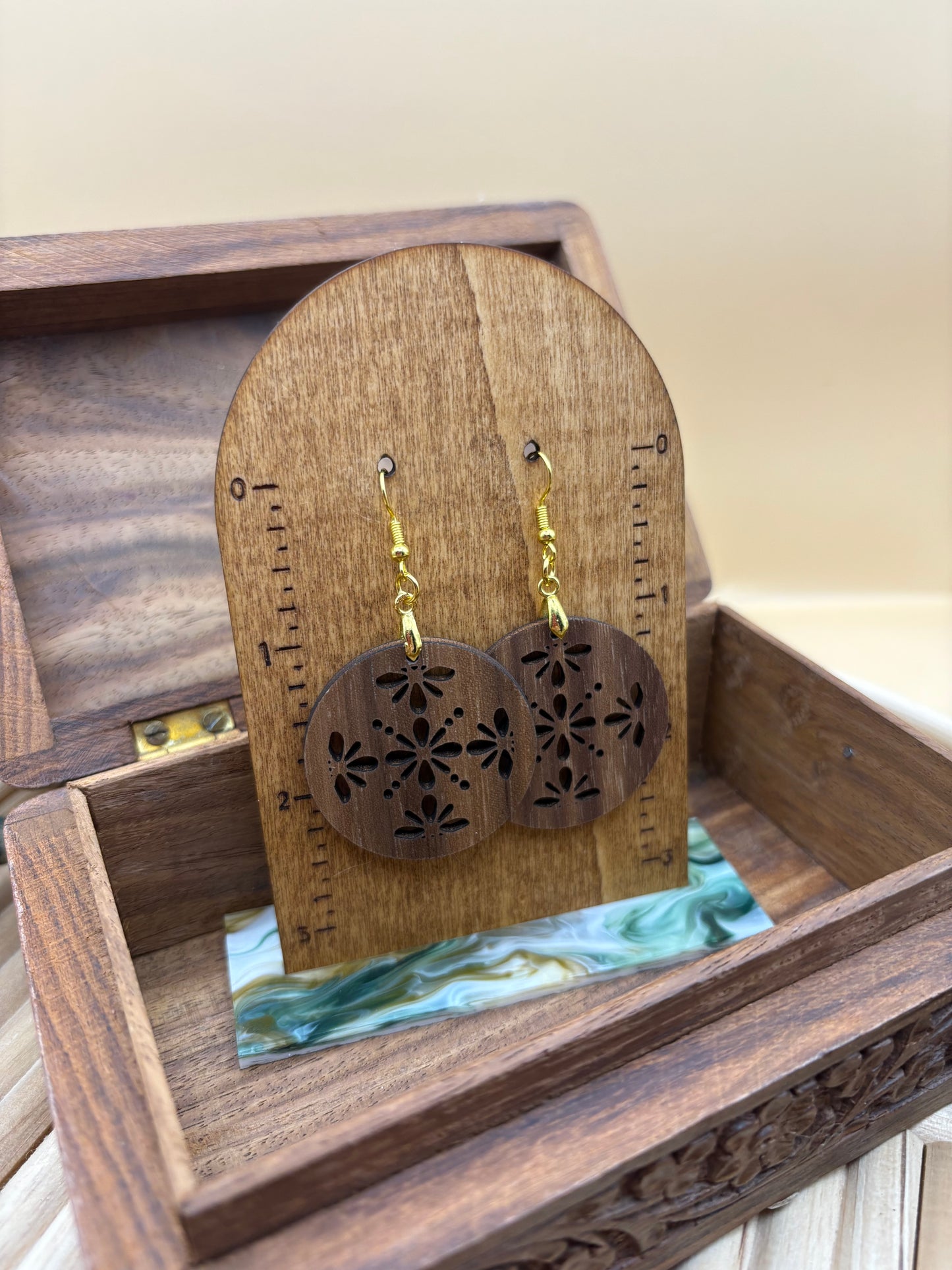 Geometric Round Earrings 1.0