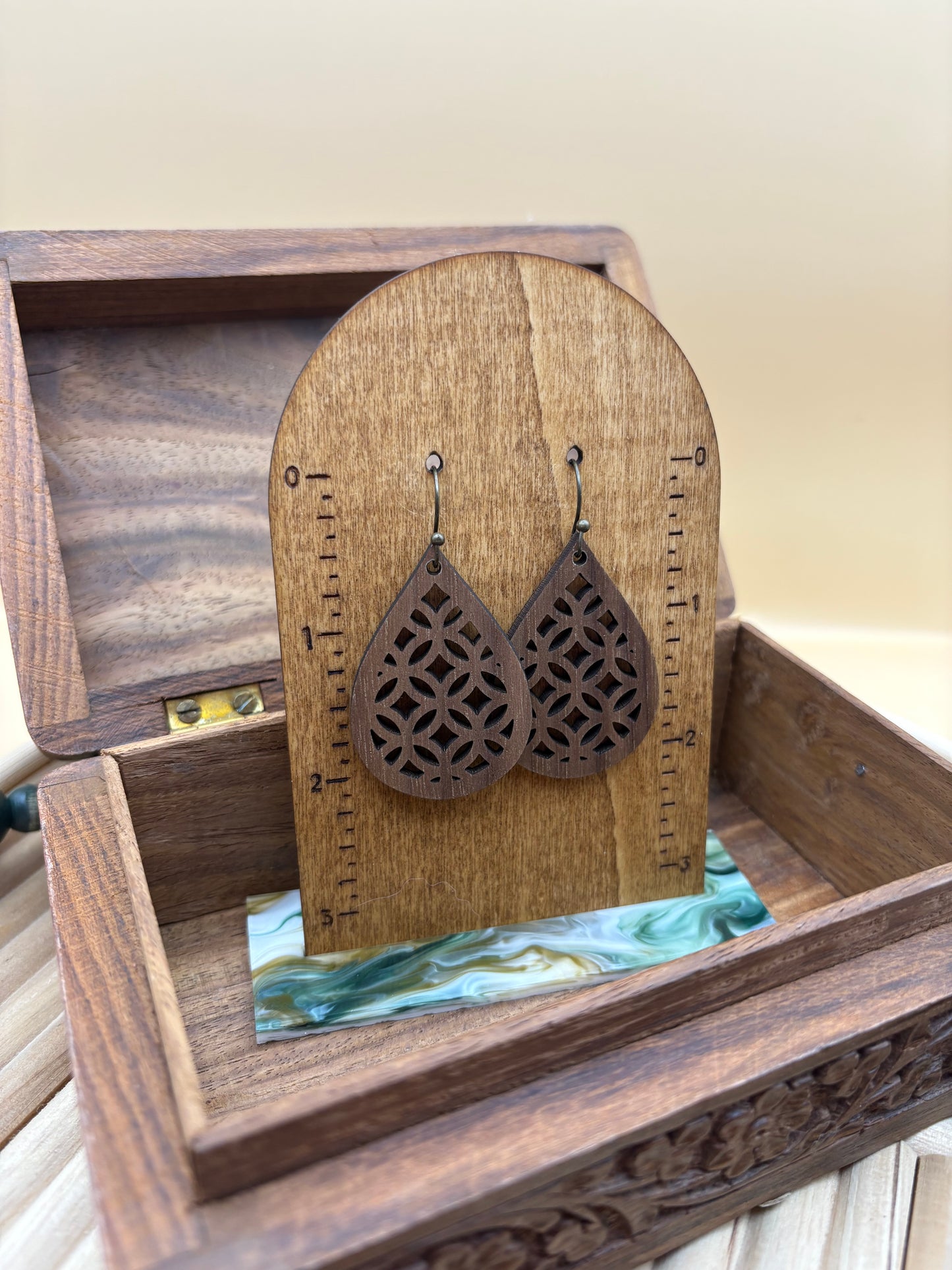 Geometric Teardrop Earrings 2.0