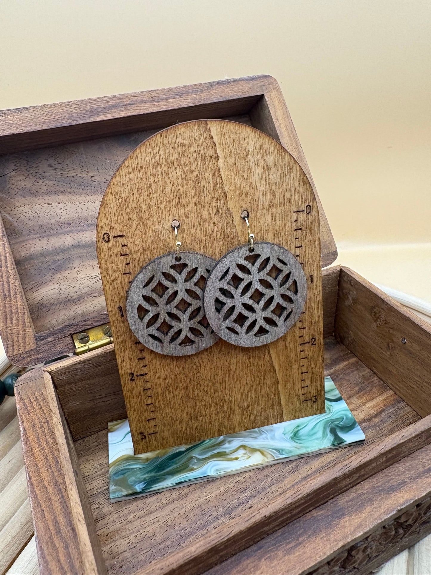 Geometric Round Earrings 2.0