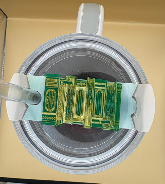 Book Stack Tumbler Toppers