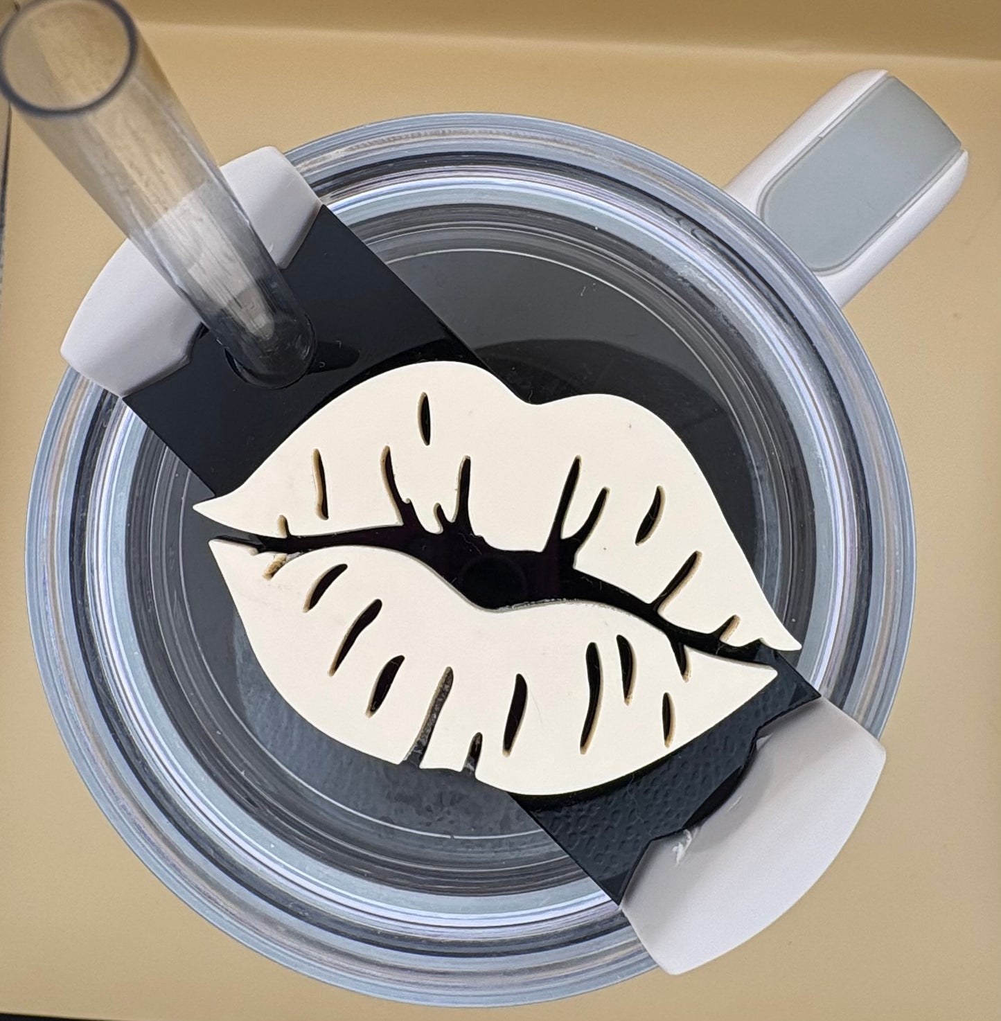 Lips Tumbler Topper