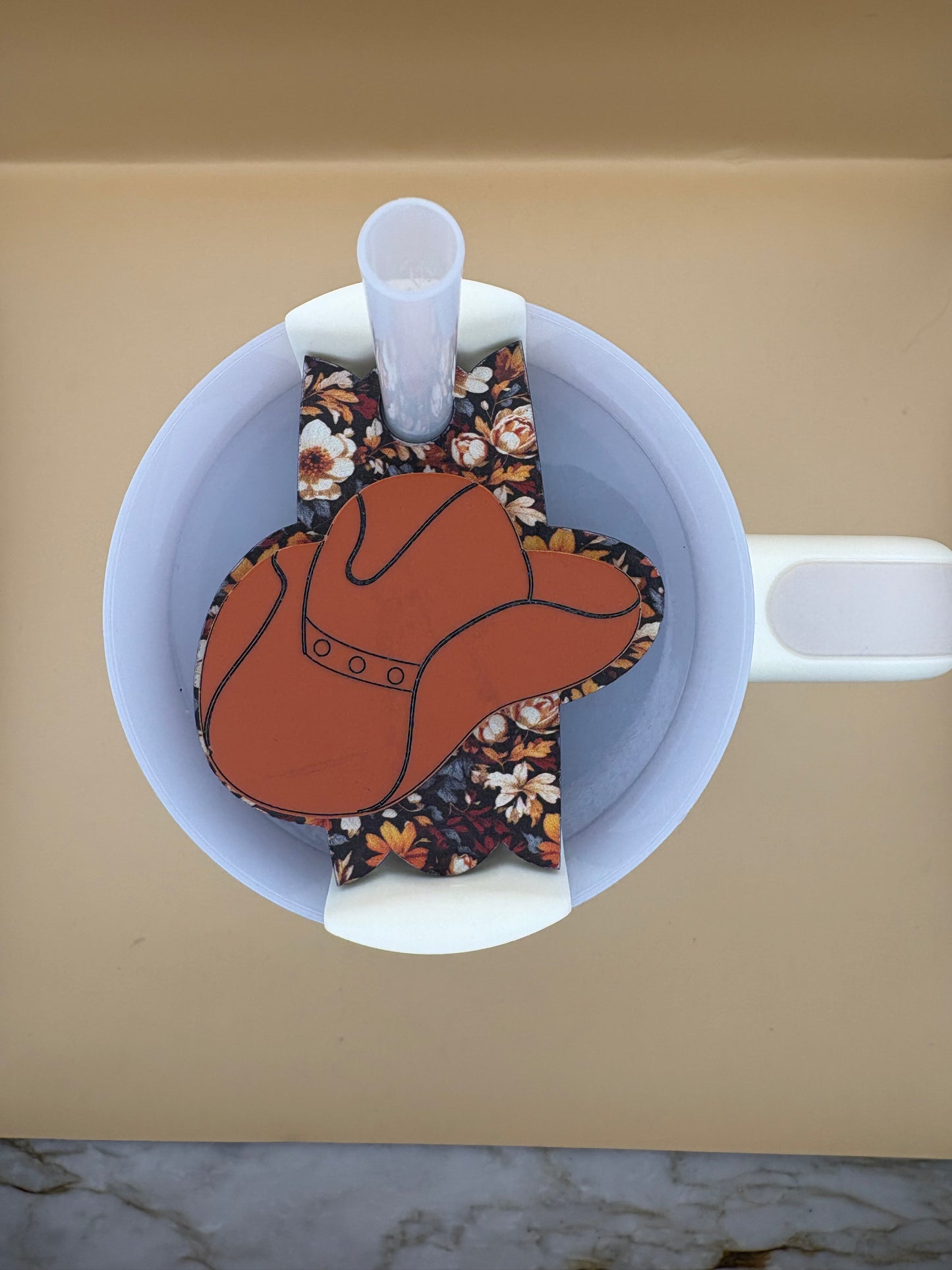 Cowboy Hat Tumbler Topper