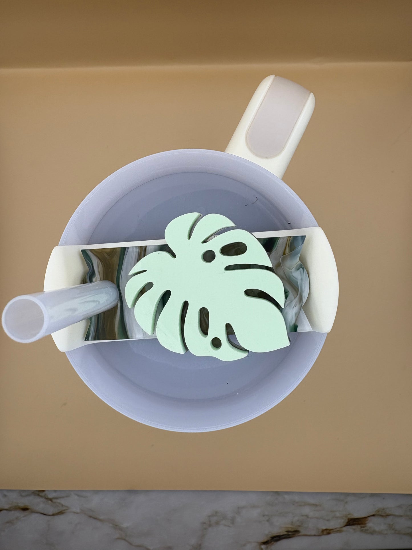 Monstera Tumbler Topper