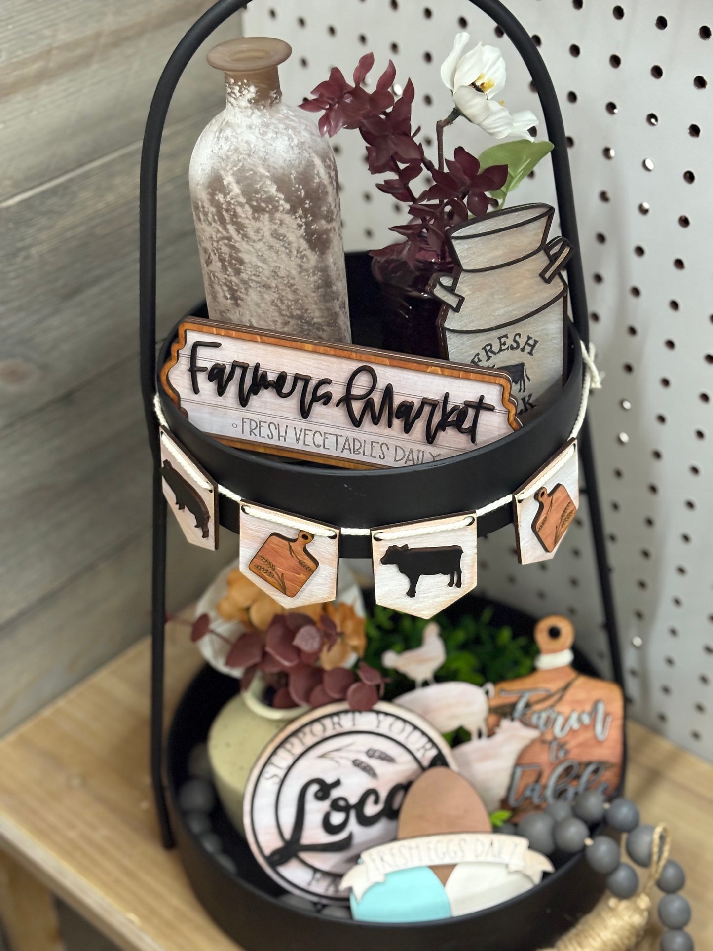 Farm To Table Tiered Tray Set