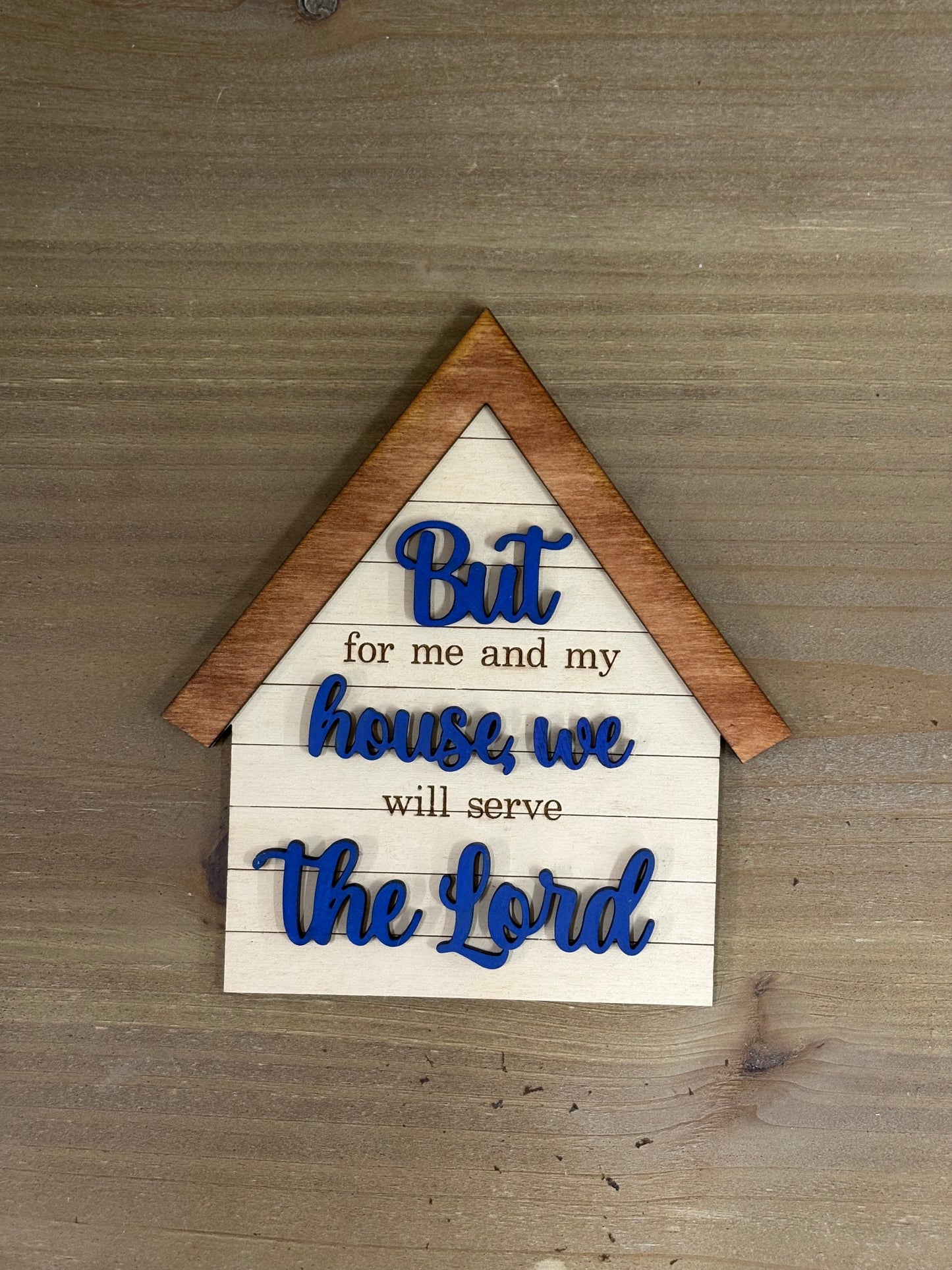 Walk By Faith Tiered Tray Sign Set