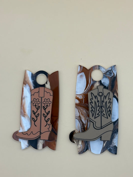 Cowboy Boot Tumbler Topper