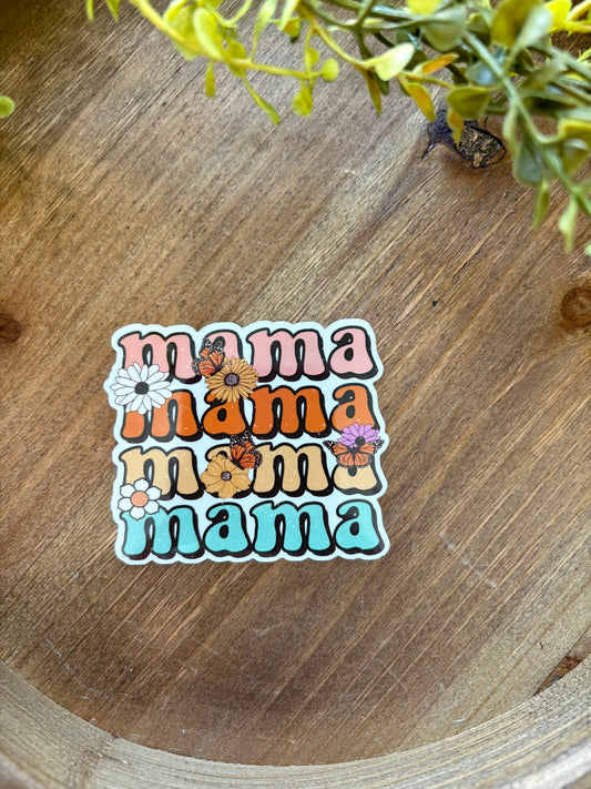 Mama Repeating Groovy Sticker