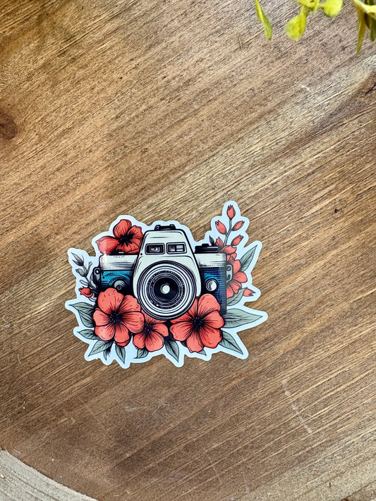 Vintage Camera Sticker