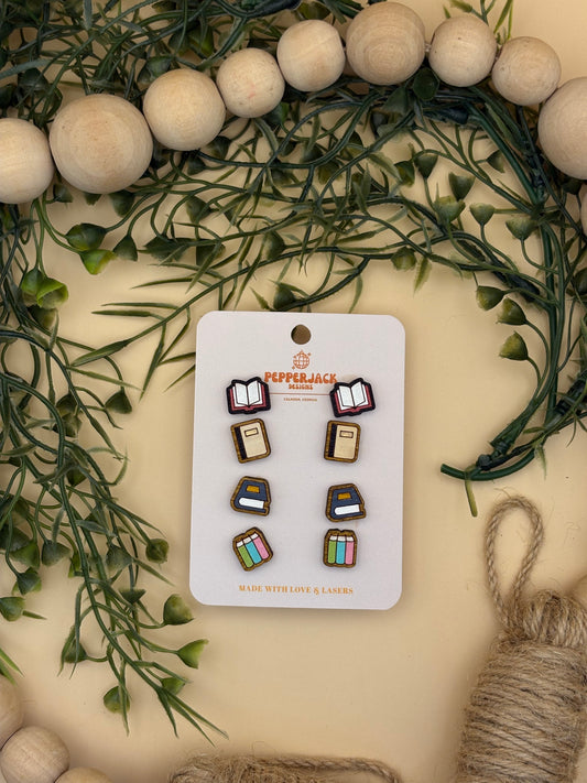 Book Lover Stud Set 2.0