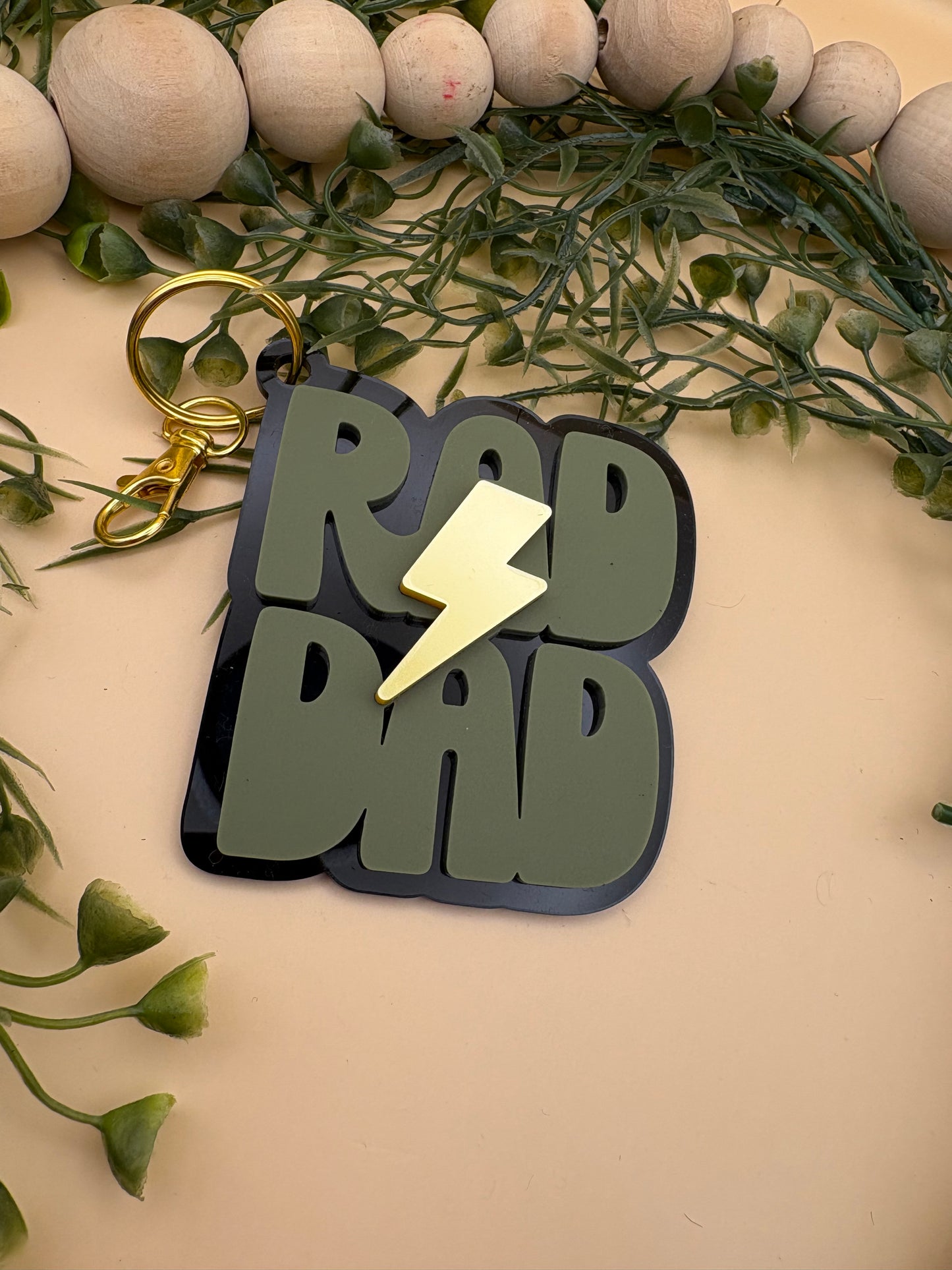 Rad Dad Keychain
