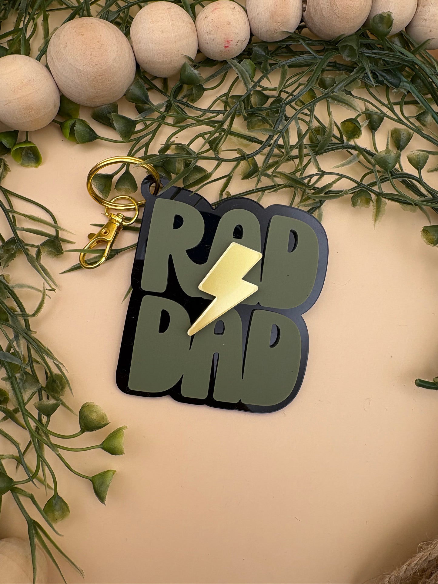 Rad Dad Keychain