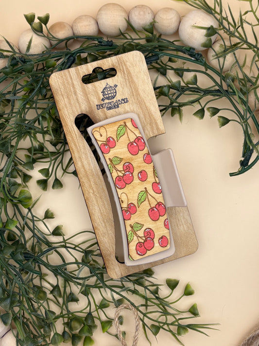 Cherries Claw Clip