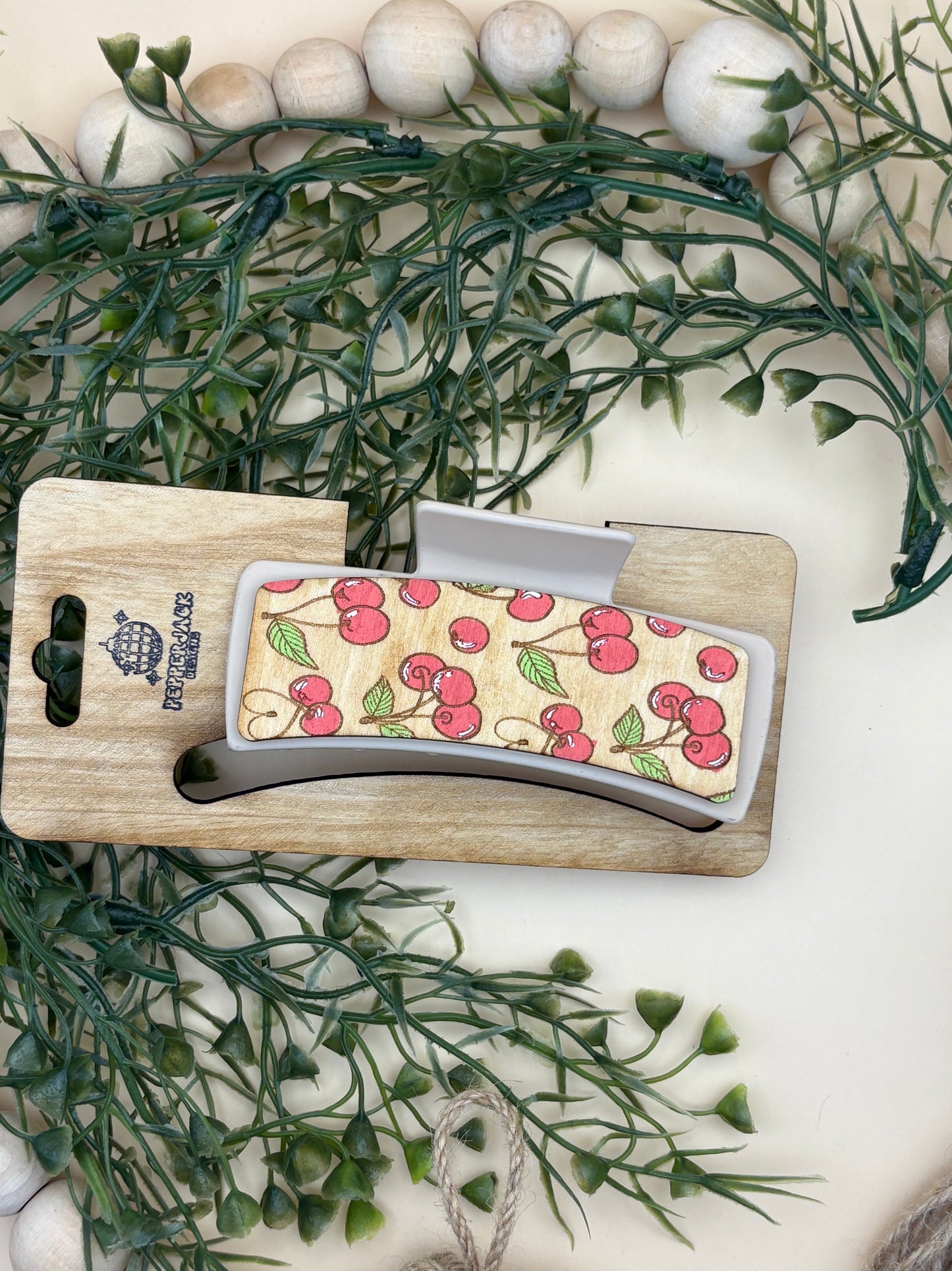 Cherries Claw Clip