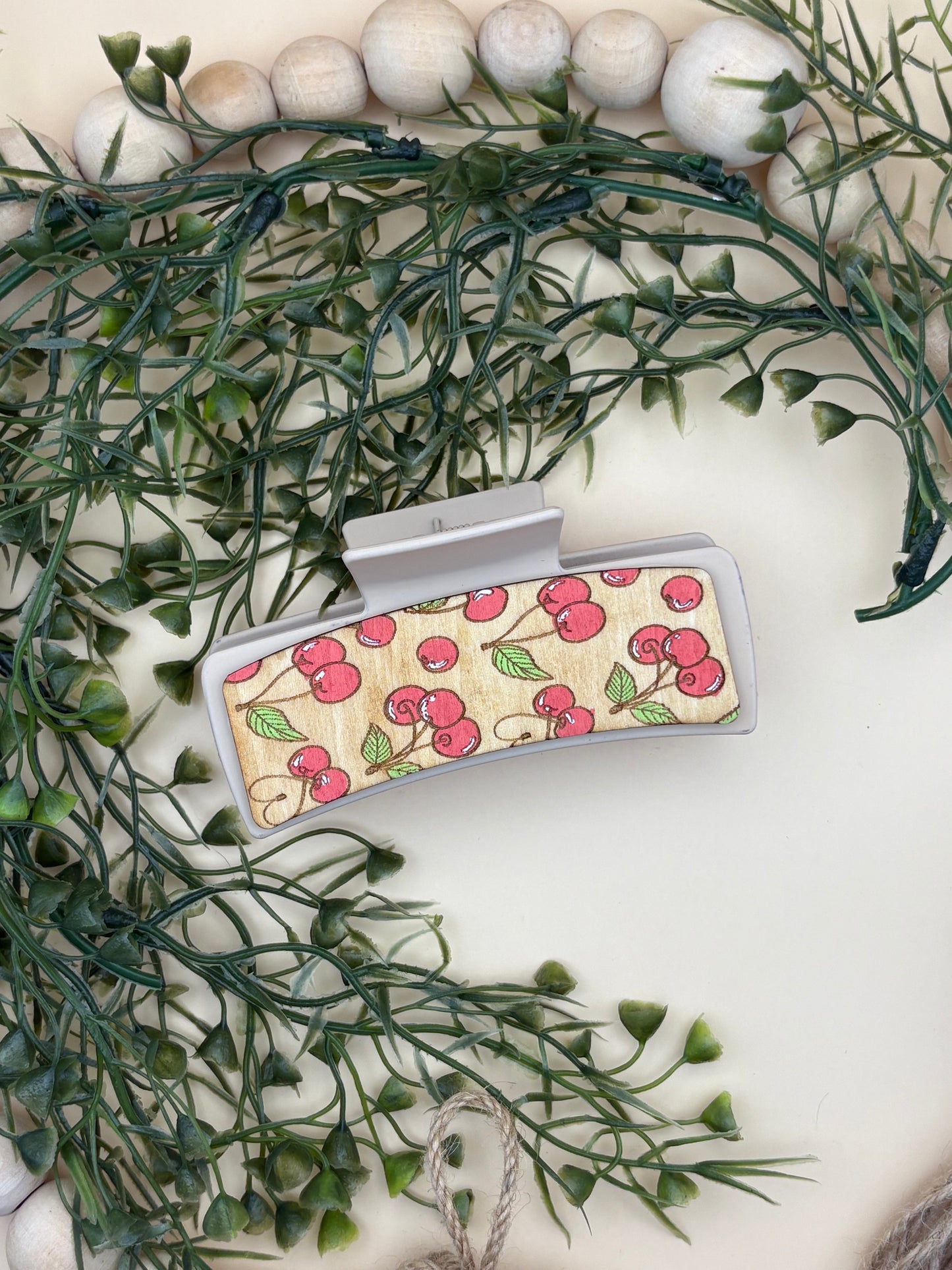 Cherries Claw Clip