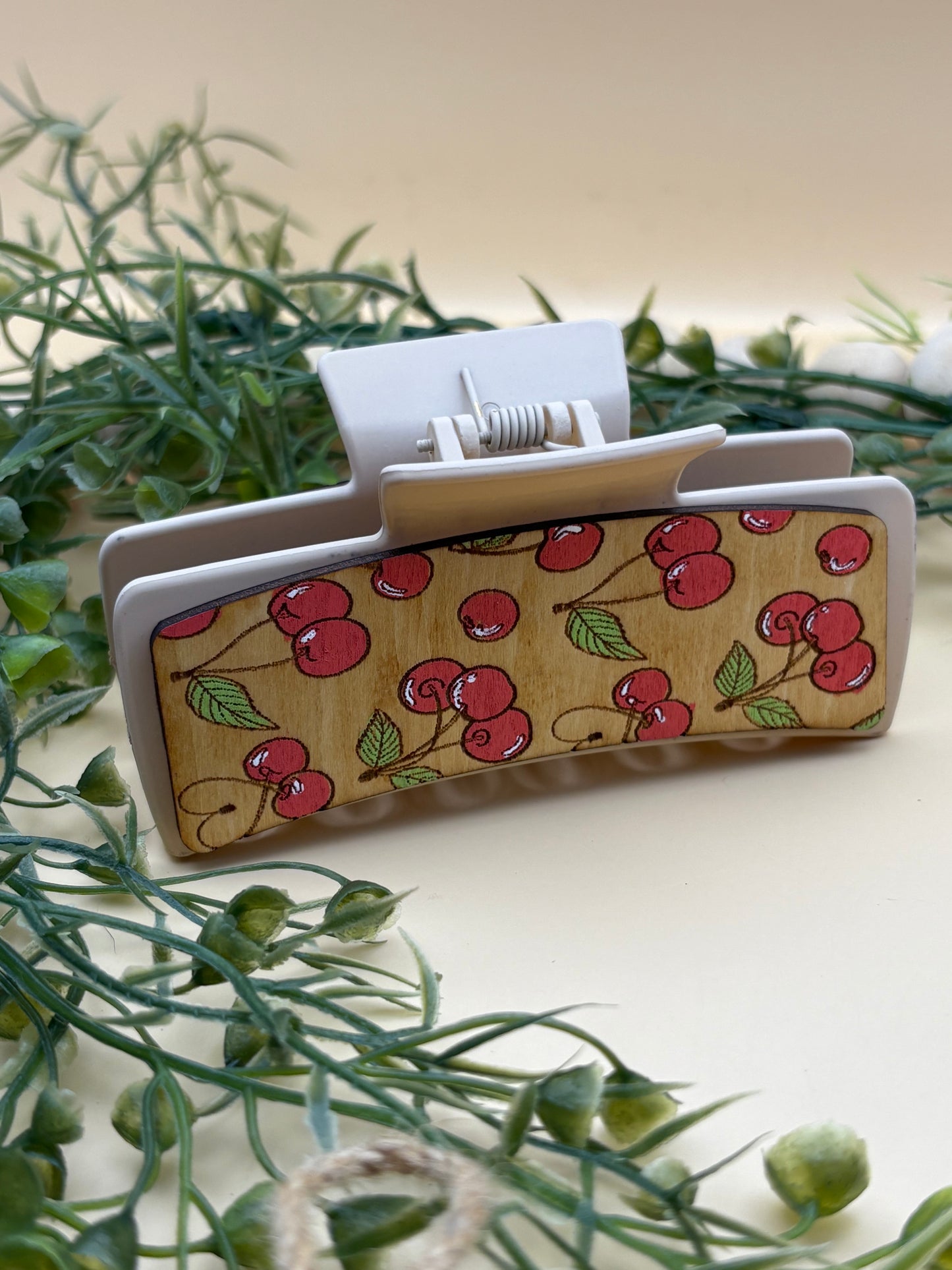 Cherries Claw Clip