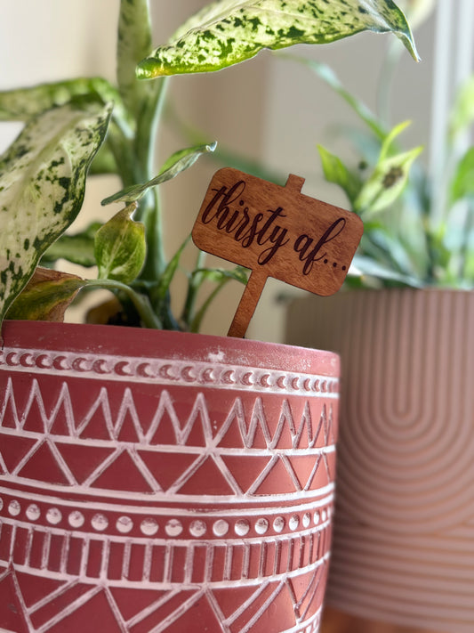 Thirsty Af... Plant Stake