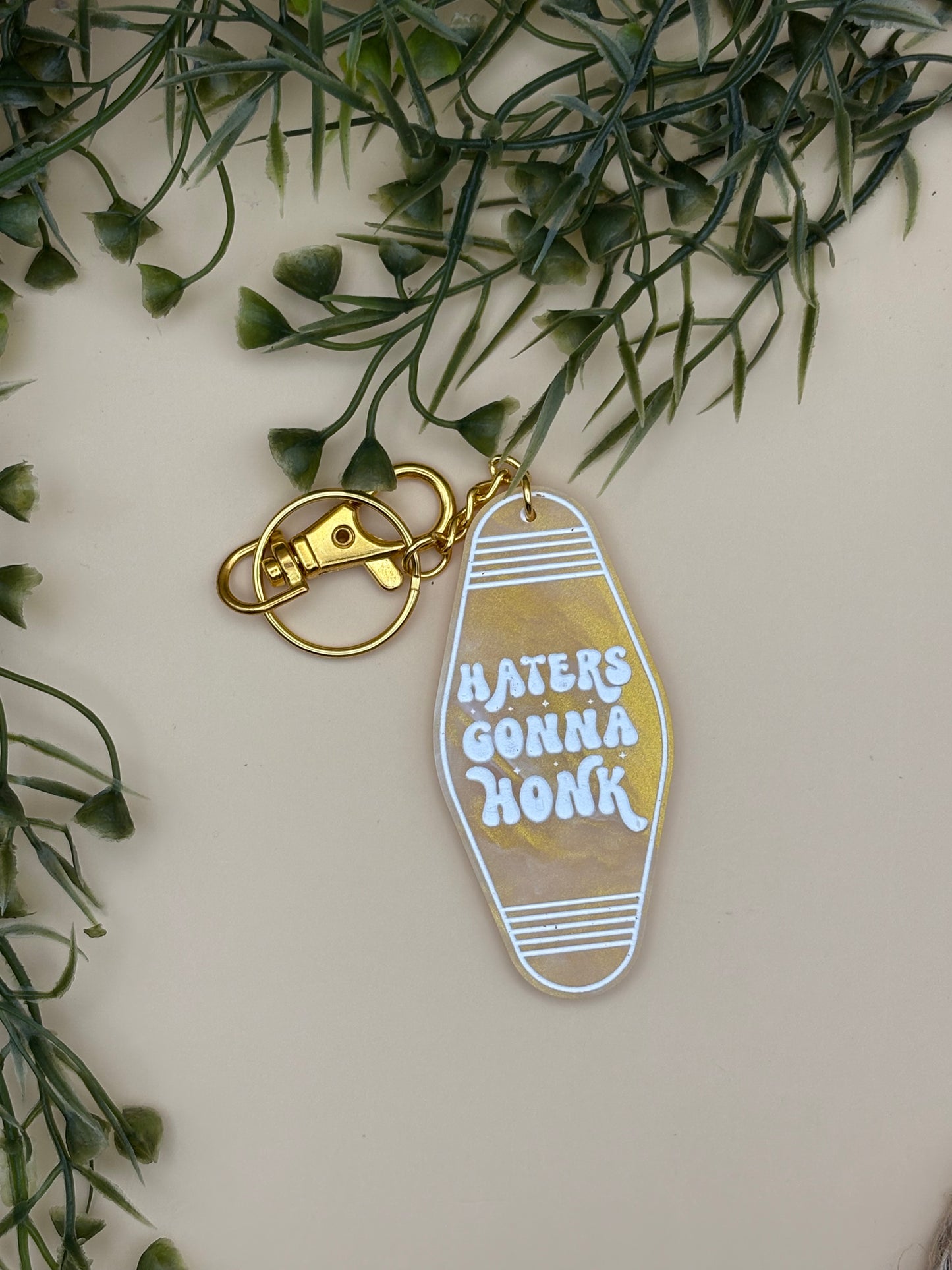 Haters Gonna Honk Motel Style Keychain