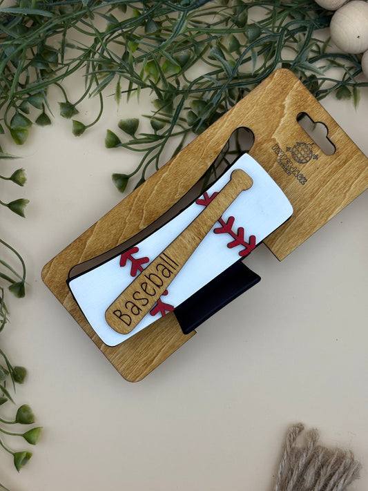 Baseball Claw Clip