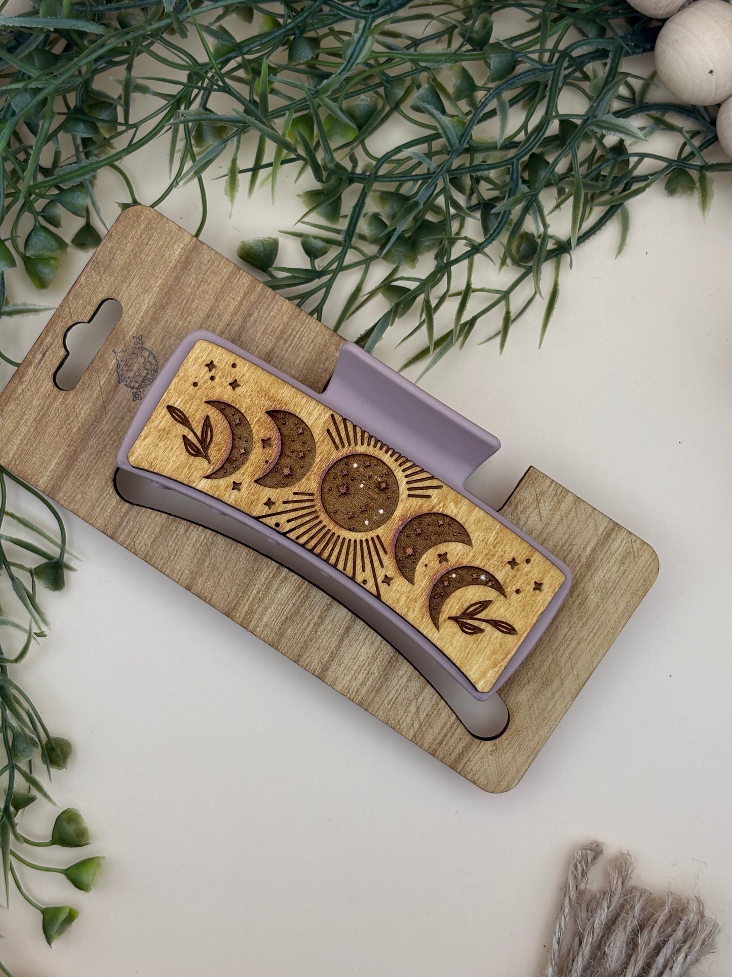 Moon Phases Claw Clip