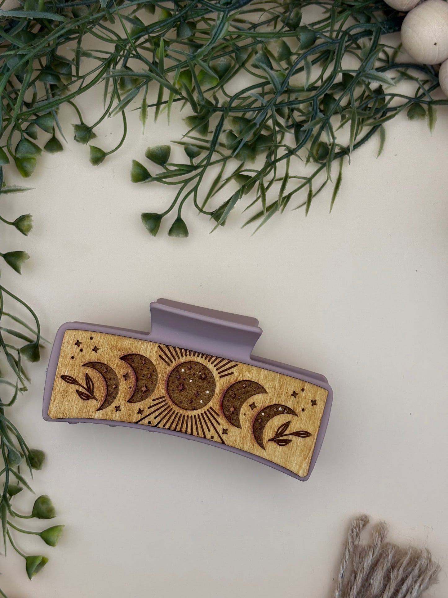 Moon Phases Claw Clip