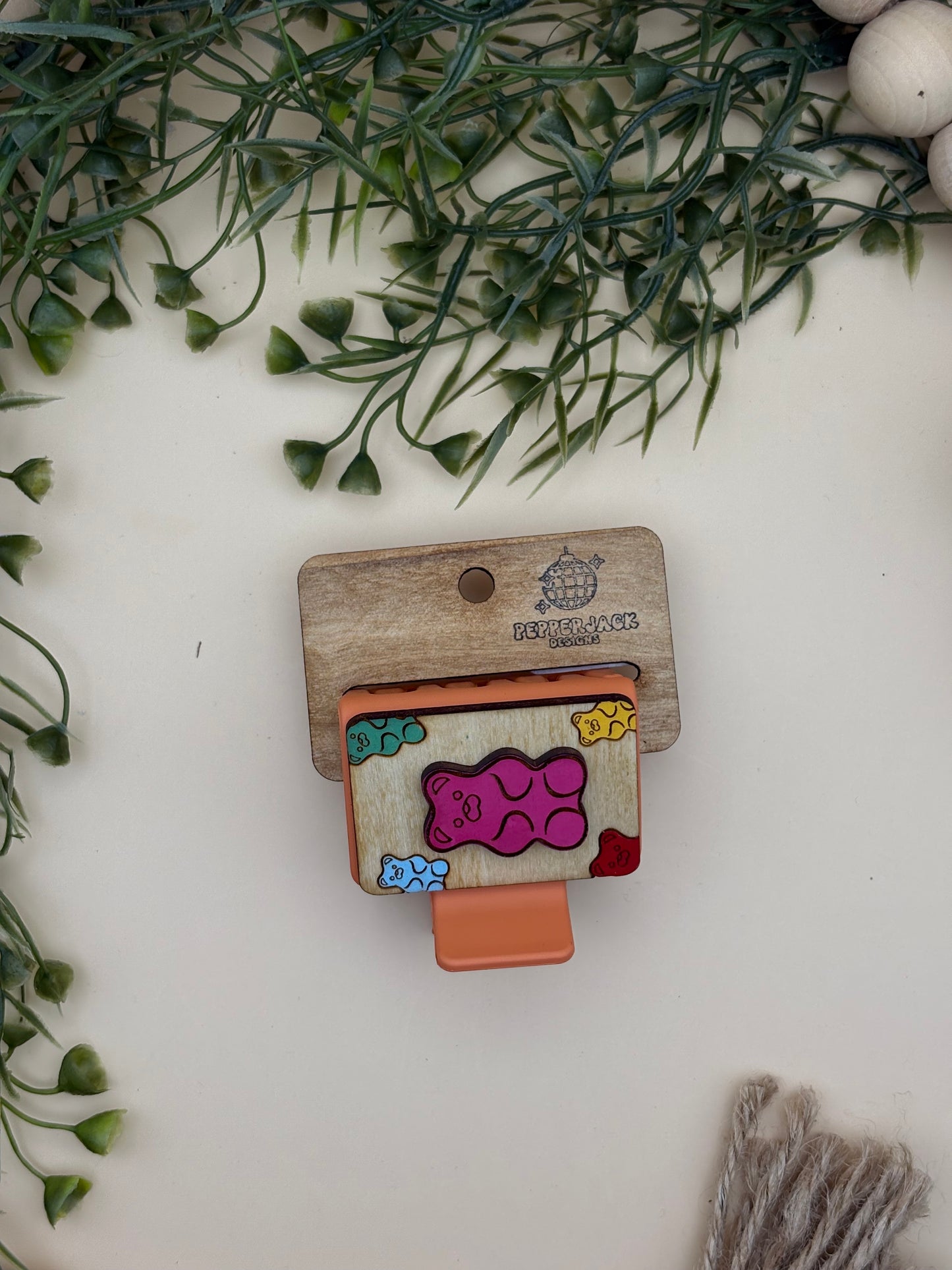 Gummy Bear Mini Claw Clip
