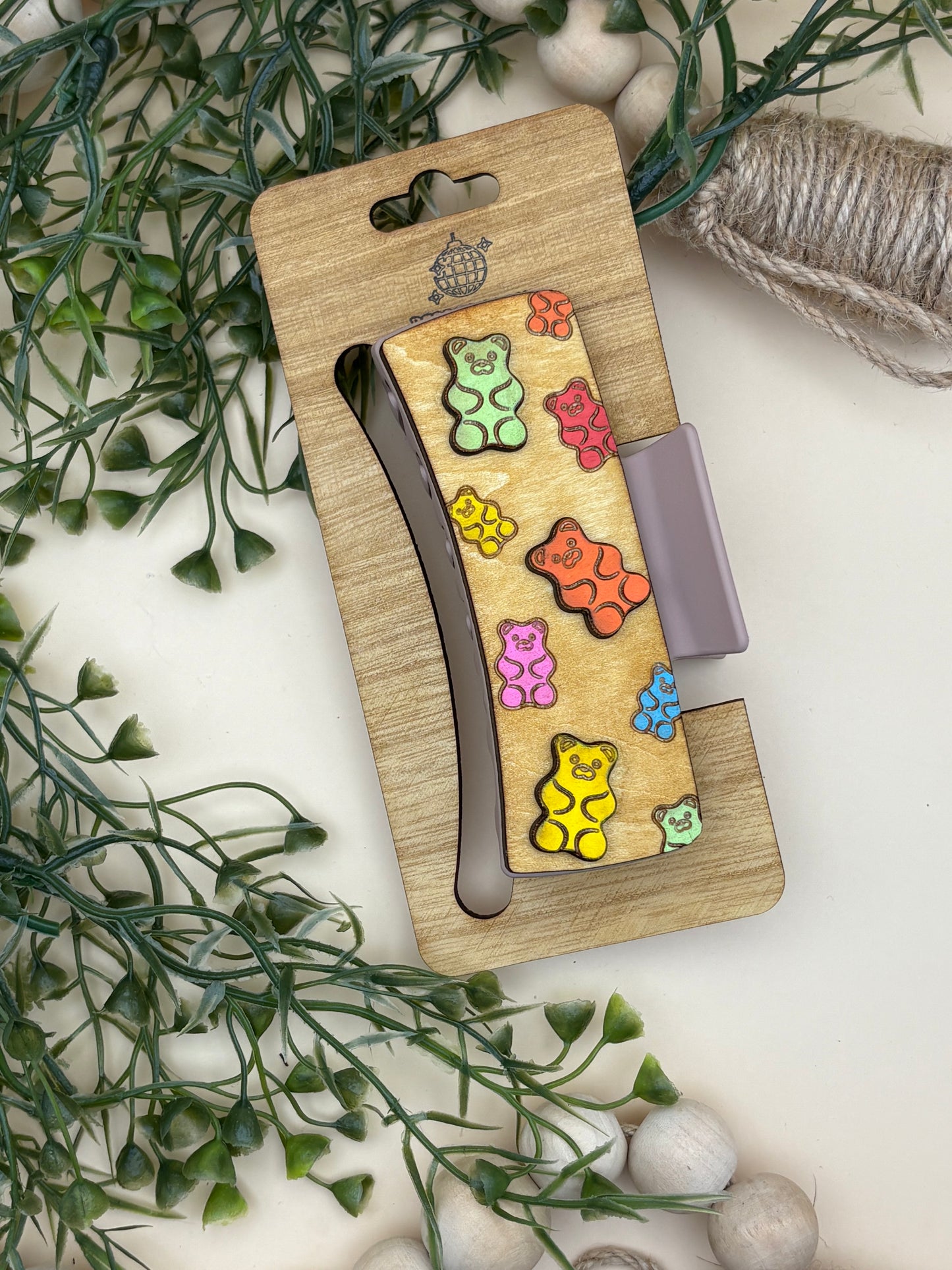 Gummy Bear Claw Clip