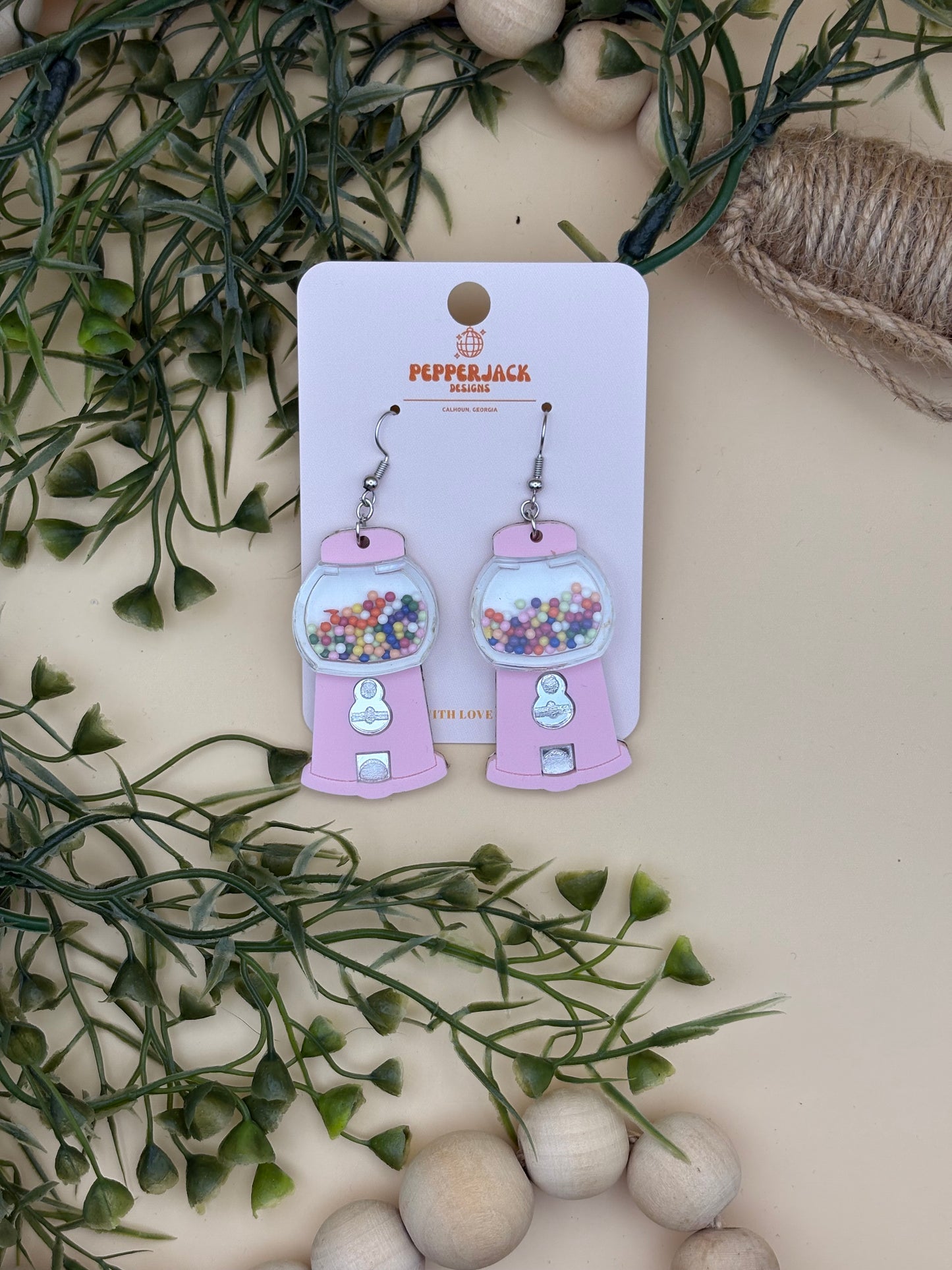Gumball Machine Earrings