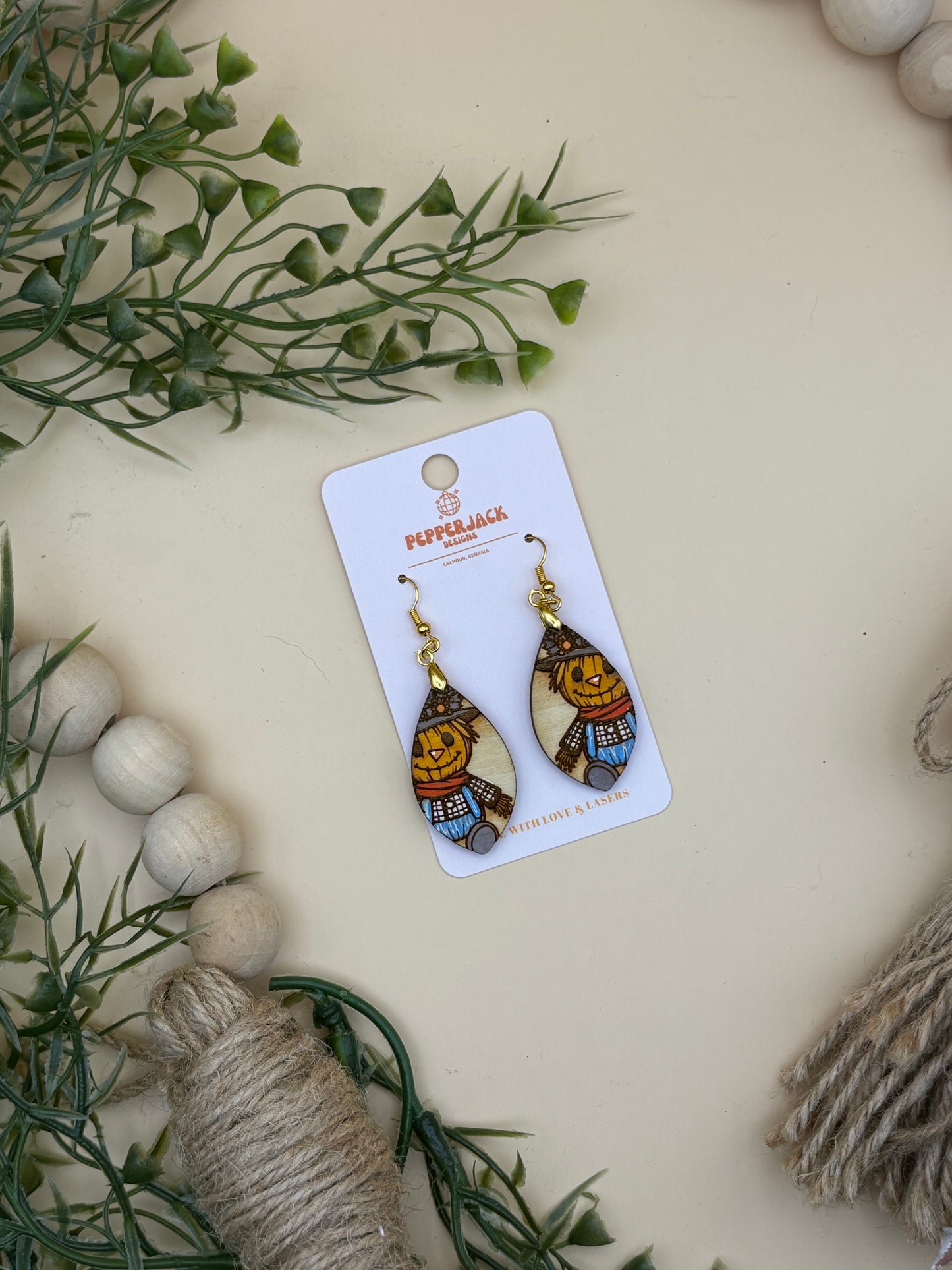 Scarecrow Earrings