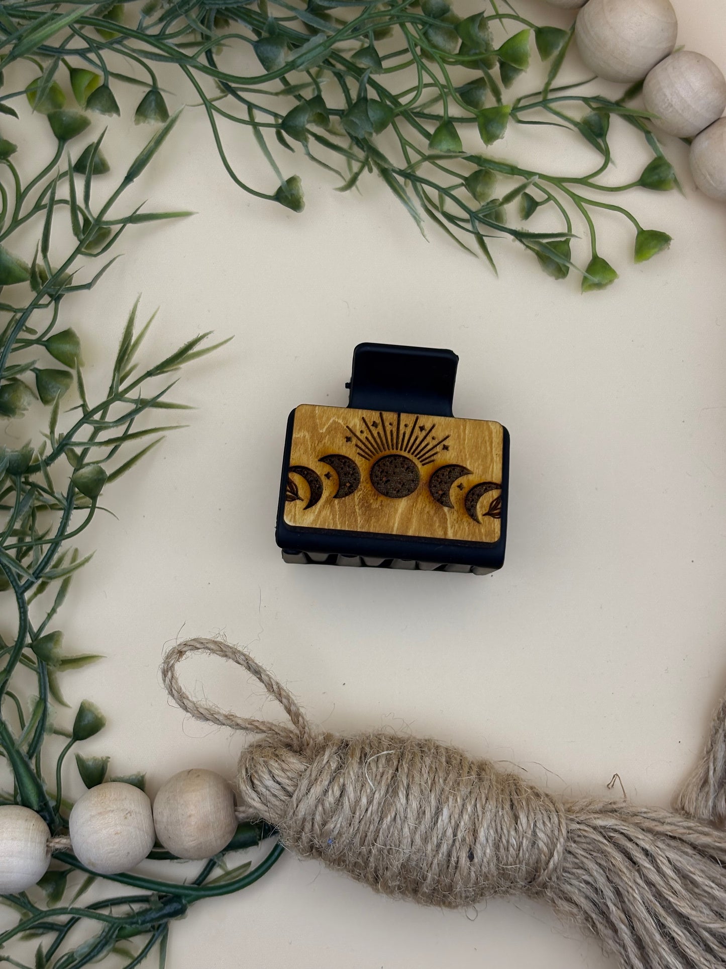 Moon Phases Mini Hair/Claw Clip