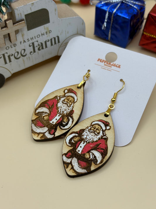 Santa Earrings