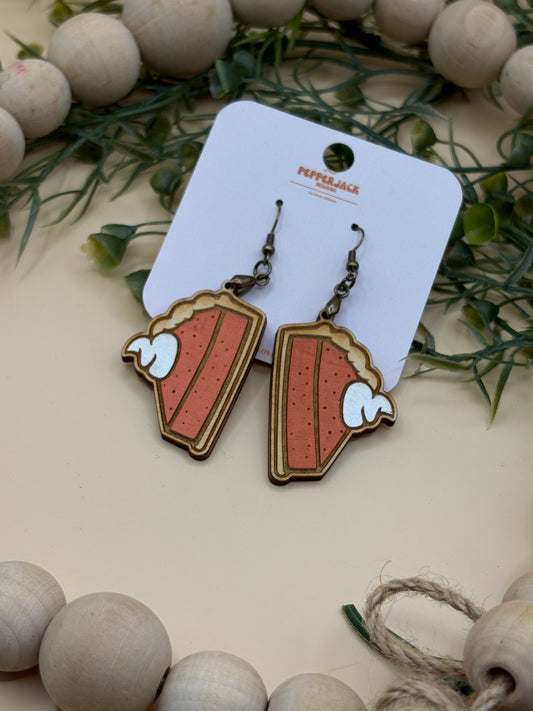 Pumpkin Pie Slices Earrings