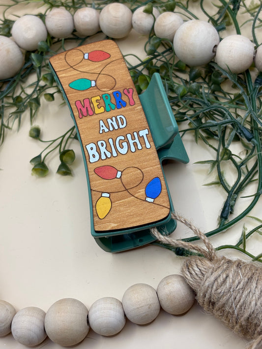 Merry & Bright Claw Clip