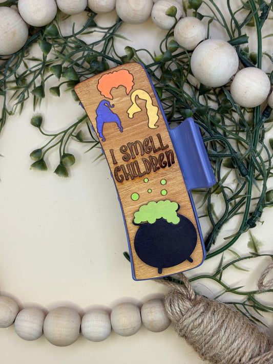 I Smell Children - Sanderson Sisters - Jumbo Claw Clip