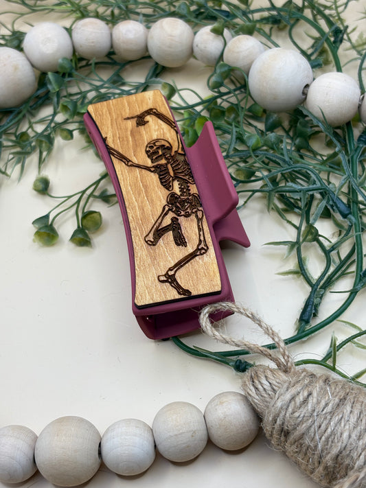 Skeleton Dancing Claw Clip