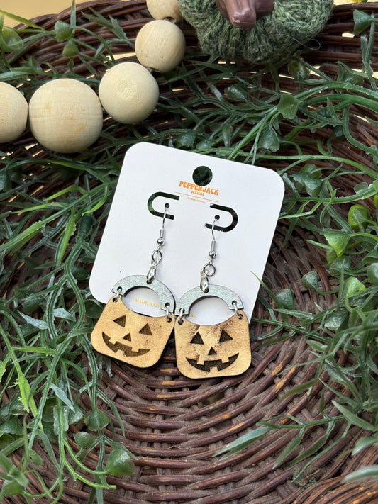 Halloween Candy Bucket Earrings