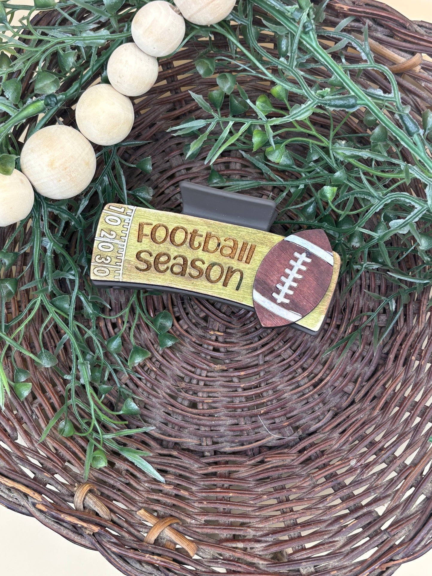 Football Season Claw/Hair Clip