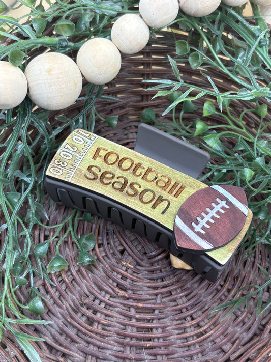 Football Season Claw/Hair Clip