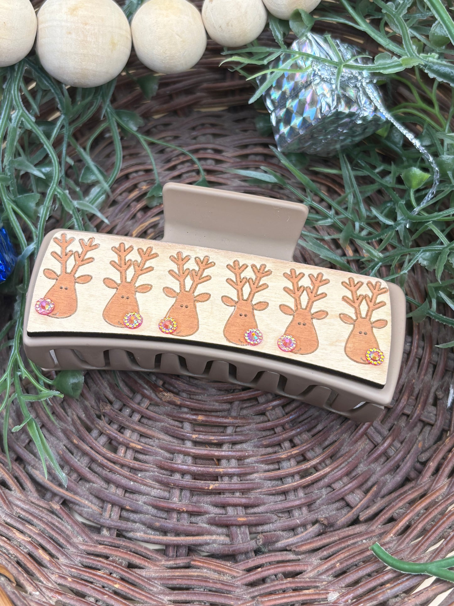 Reindeer Claw Clip