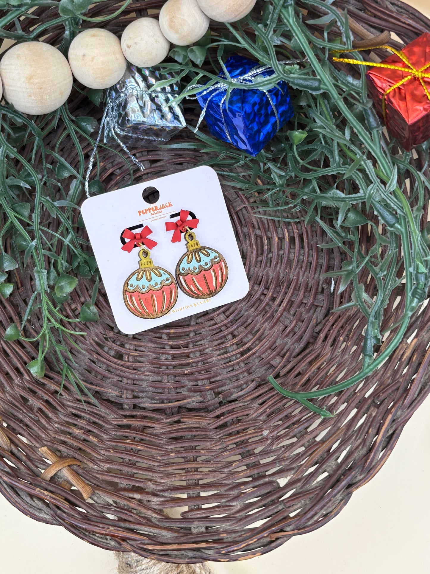 Cute Christmas Ornament Earrings