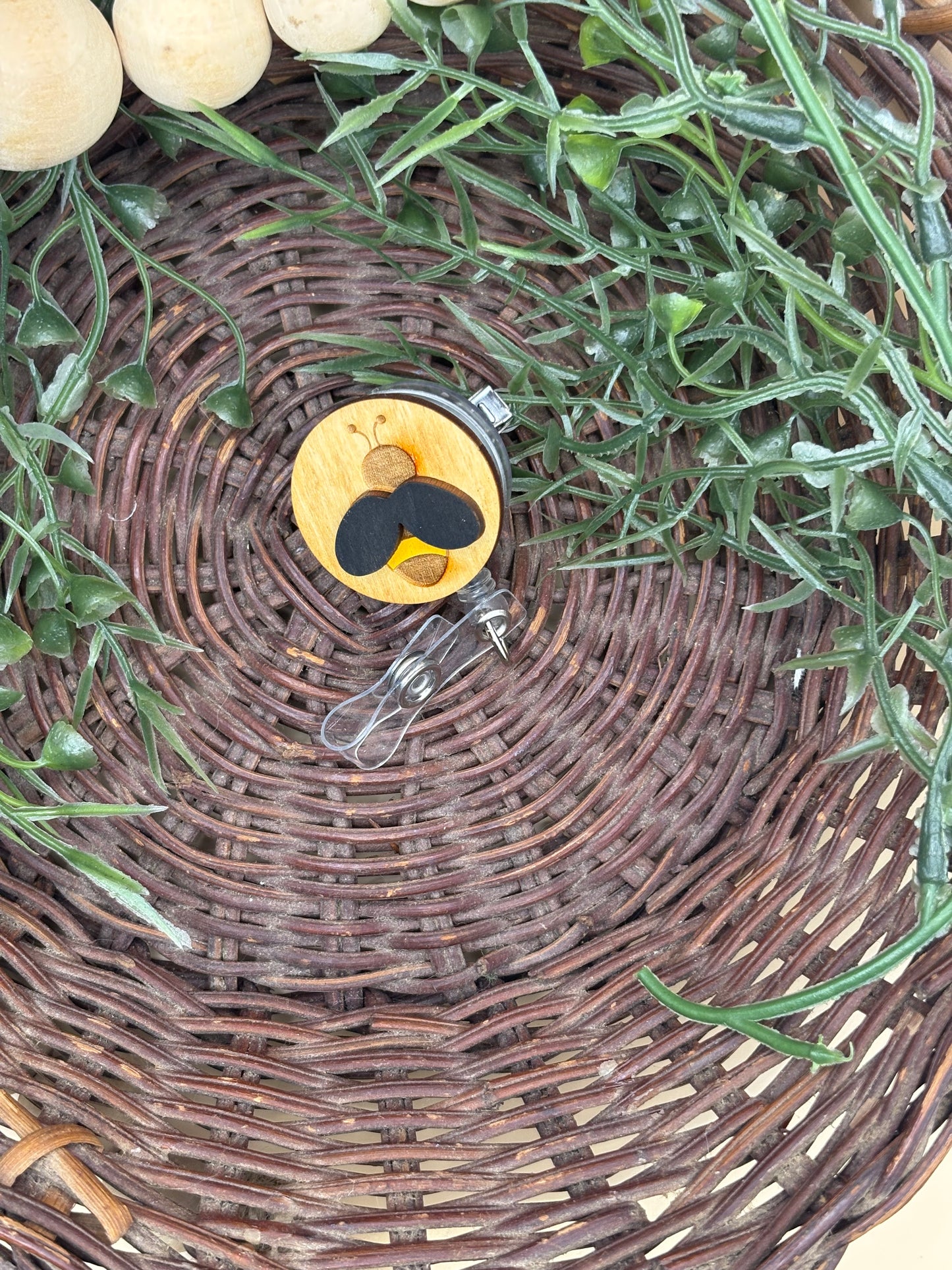 Honeybee Badge Reel